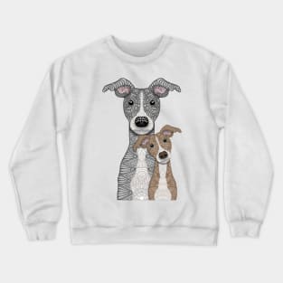 Blue and Fawn Iggy Crewneck Sweatshirt